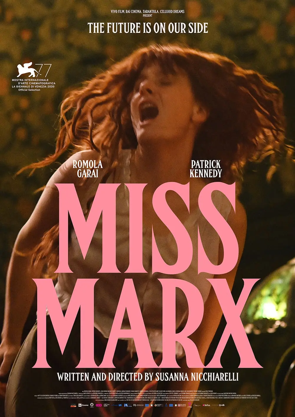 affiche lust in the rain_page-0001 Poster for 'Miss Marx' featuring Romola Garai screaming